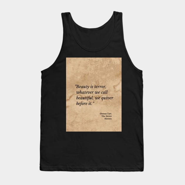 Beauty is terror Tank Top by MasterMug